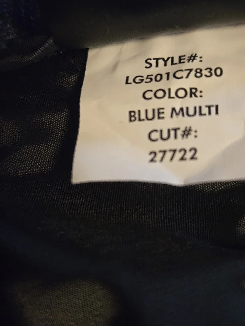 LIVERPOOL Men's Blue Plaid Career Dress Pants. Size 36x30. - Picture 5 of 5
